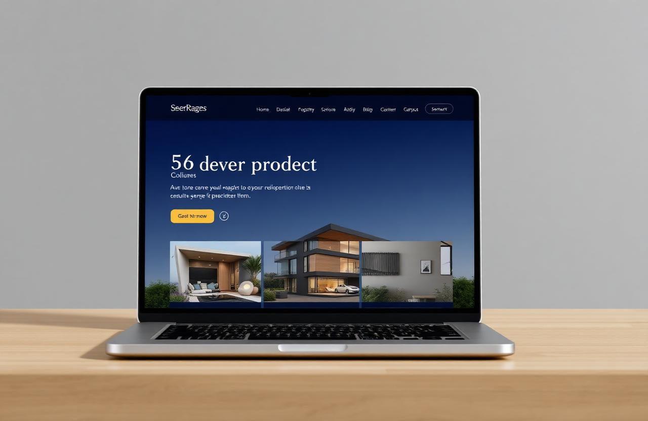 Meridian Estates website design by Said Web Studio