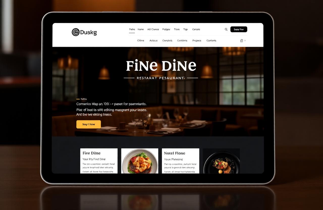 Maison Noir website design by Said Web Studio